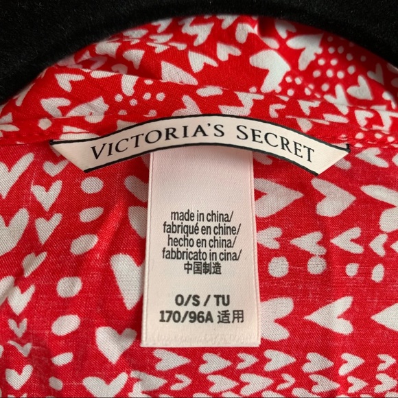 Victoria’s Secret heart print kimono - Picture 3 of 4